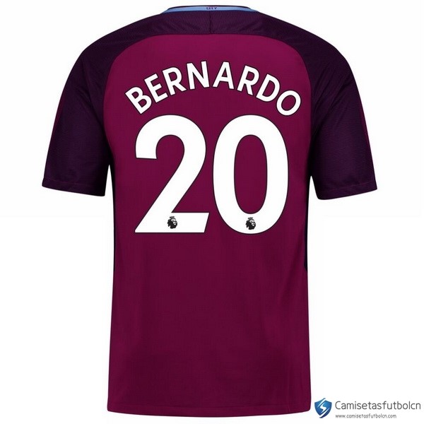 Camiseta Manchester City Segunda equipo Bernardo 2017-18
